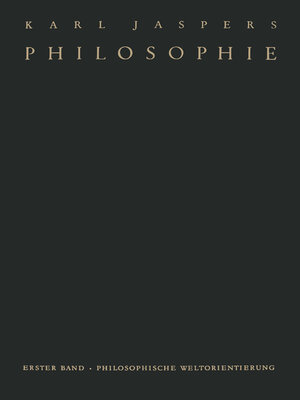 cover image of I. Philosophische Weltorientierung
